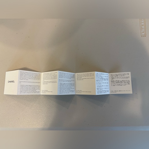 Authentic Chanel Care Cards - Available until November 17th - Picture 3 of 5